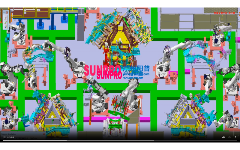 数字化仿真环境模拟视频